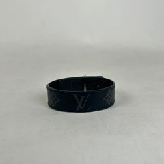 Louis Vuitton Black Monogram Slim Bracelet
