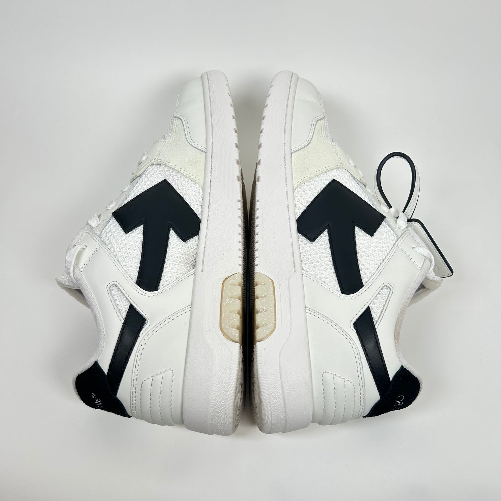 Off-White White/Black Out Of Office Sneaker Size 45