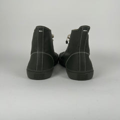 Maison Margiela Green Canvas Tabi Size 45