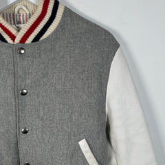 Thom Browne Grey Varsity Jacket Size 0