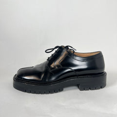 Maison Margiela Black Tabi Derbys Size 38