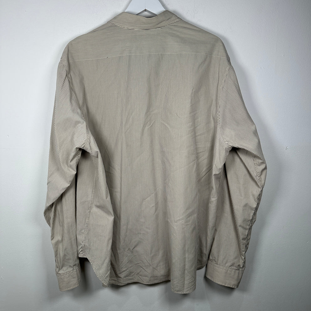 RRL Striped Button Up Shirt Size XXL