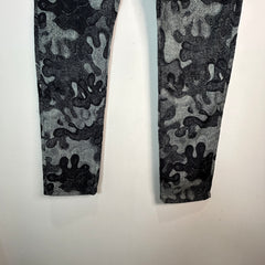 Dior x Peter Doig Grey Camo Jeans Size 30
