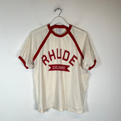 Rhude Red/Cream Ciclismo Raglan Tee Size L