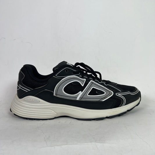 Dior B30 Black/White Mesh Sneaker Size 44
