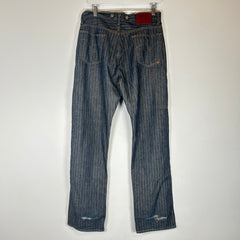 Hysteric Glamour Pinstripe Denim Jeans Size 30