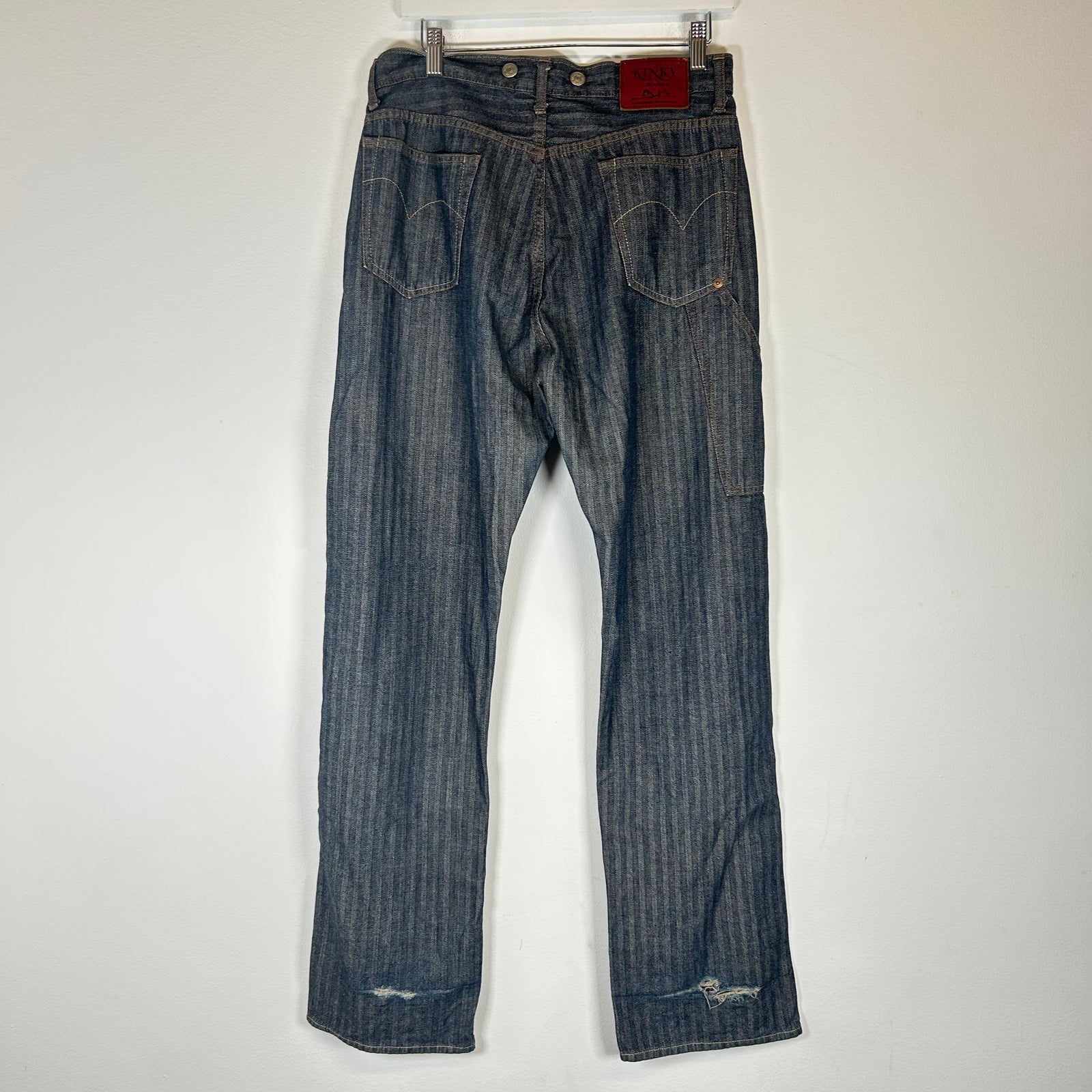 Hysteric Glamour Pinstripe Denim Jeans Size 30