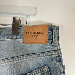 Balenciaga Blue Baggy Fit Jeans Size L