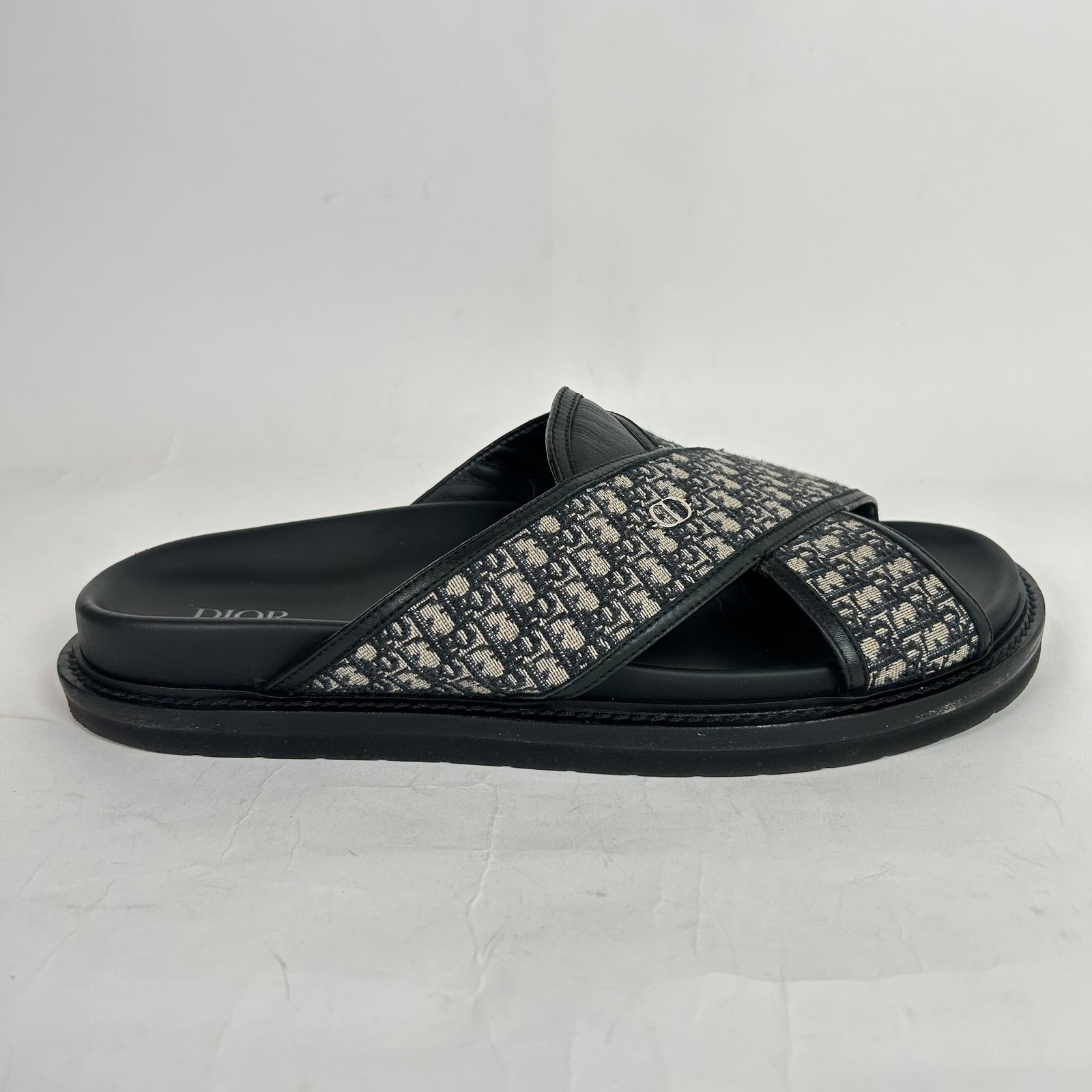 Dior Oblique Jacquard Aqua Sandals