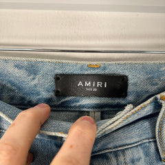 Amiri Travel Patch Jeans Size 30
