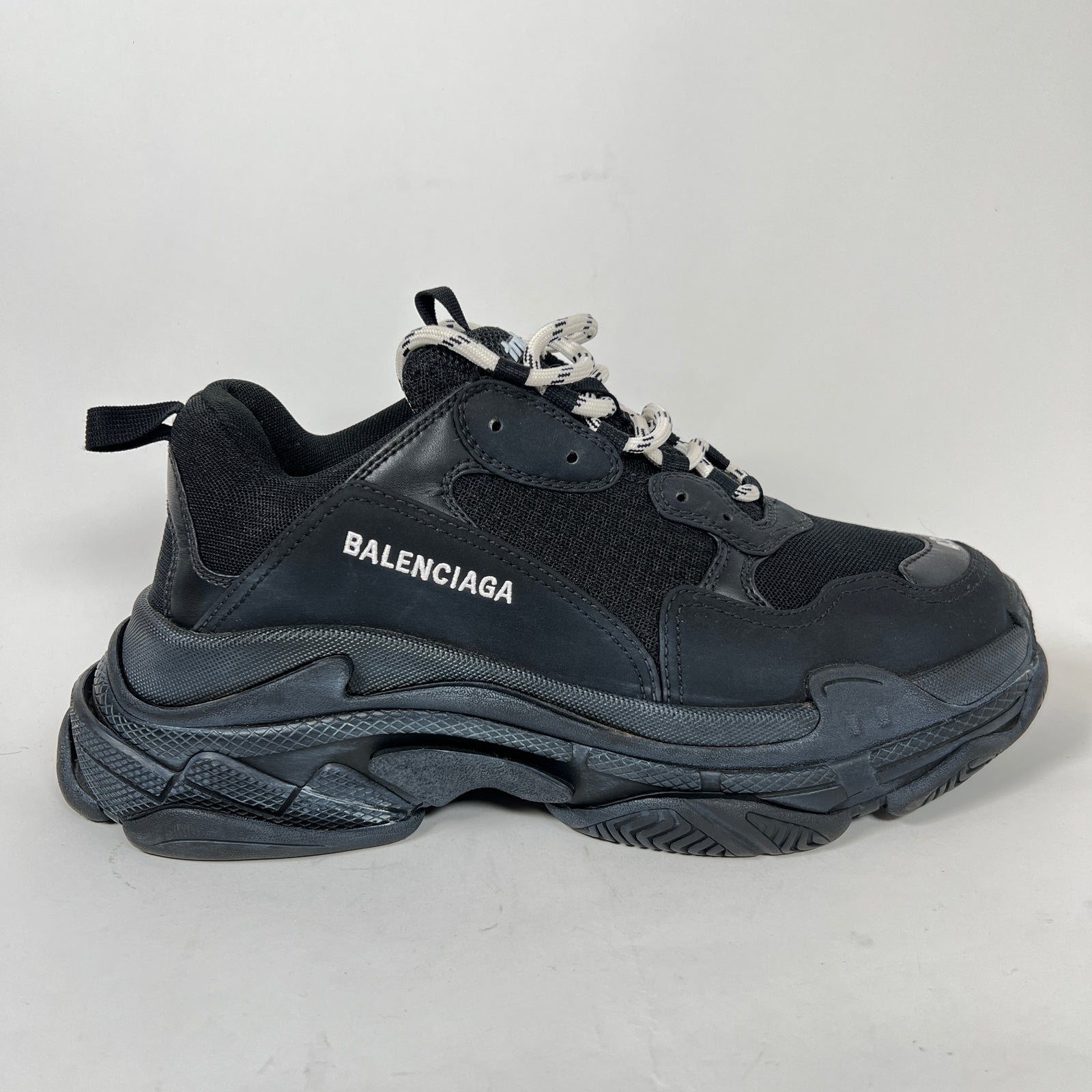 Balenciaga Black Triple S Sneaker Size 42