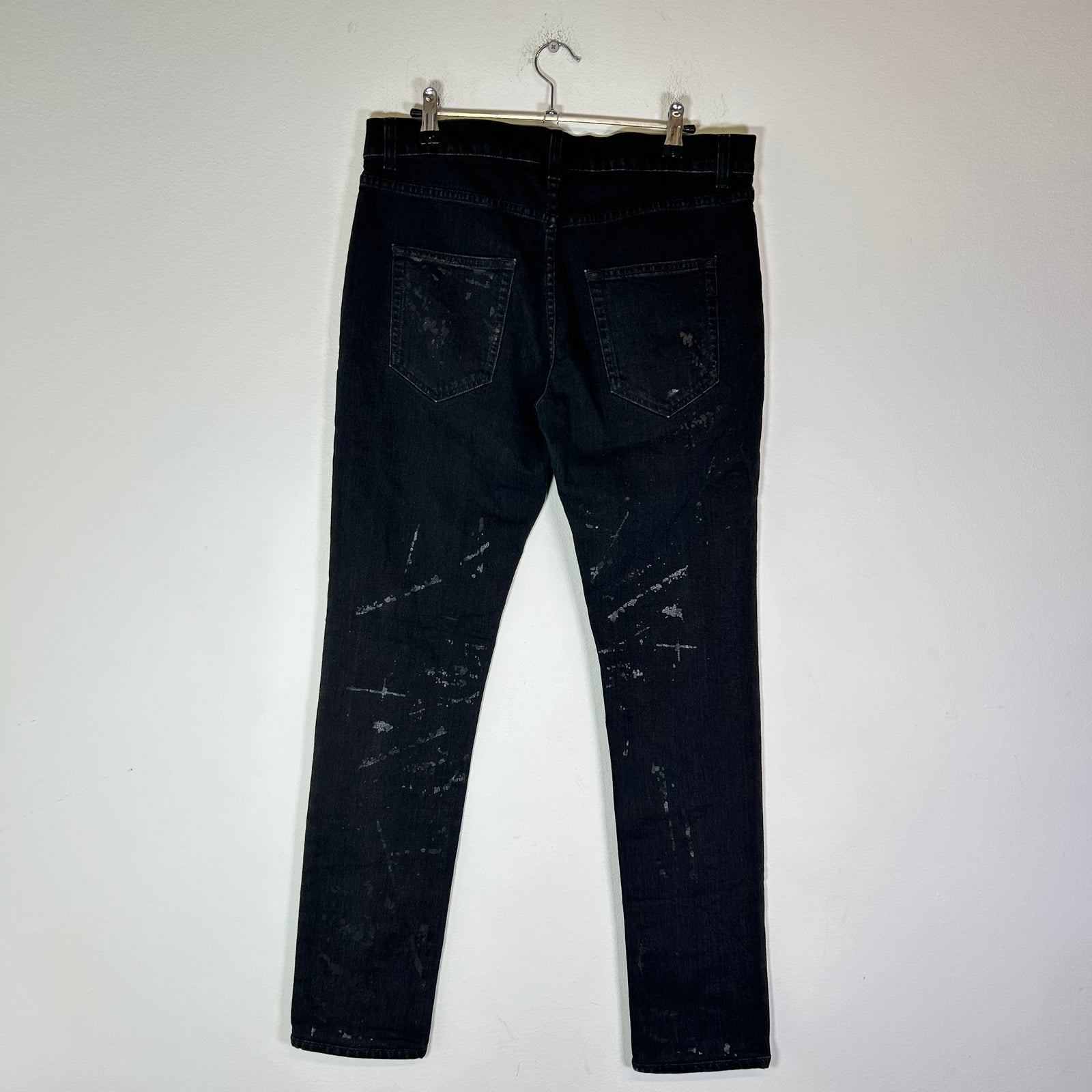 Saint Laurent D02 ‘Oil Spill’ Jeans