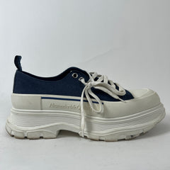 Alexander Mcqueen Tread Slick Denim Low Top Size 9