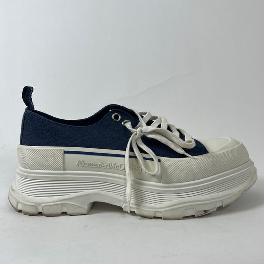 Alexander Mcqueen Tread Slick Denim Low Top Size 9