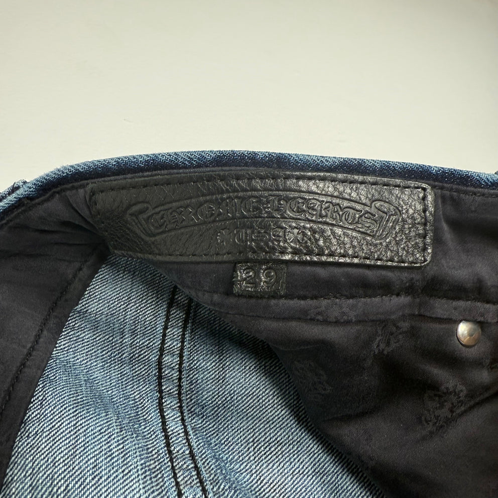 Chrome Hearts 'Richard Stark' Blue Bootcut Denim Size 29