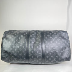 Louis Vuitton Eclipse Monogram Keepall Bandouliere 55