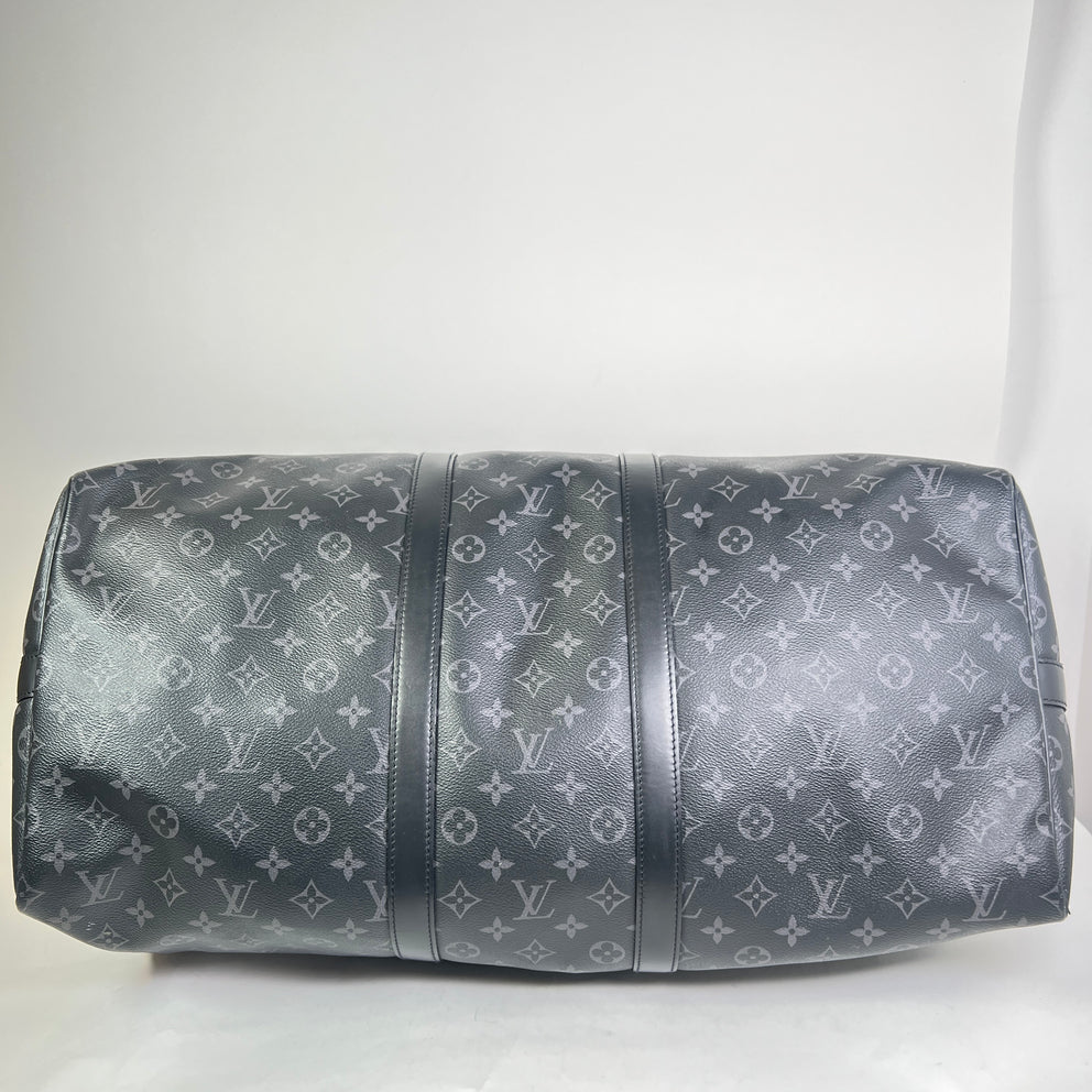 Louis Vuitton Eclipse Monogram Keepall Bandouliere 55