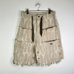 Kapital 12oz Magpie Denim Feather Shorts