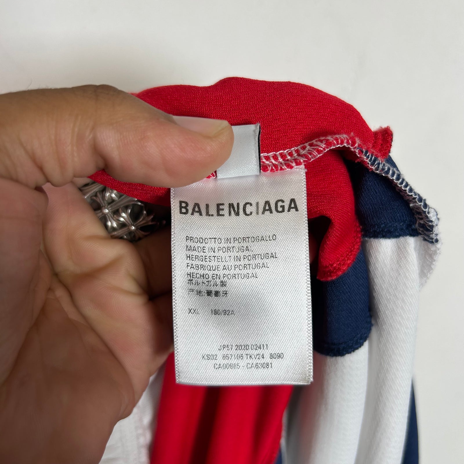 Balenciaga Hockey Logo Mesh Shorts