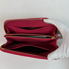 Prada Pink Saffiano Leather Wallet