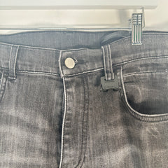 1017 Alyx Grey Buckle Denim Jeans Size 34