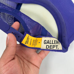 Gallery Dept Purple/Yellow Logo Trucker Hat
