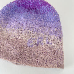 ERL Gradient Knit Beanie In Purple