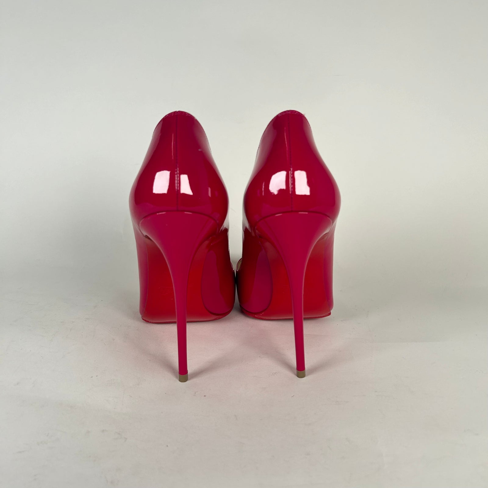 Christian Louboution So Kate Patent Pink Heels Size 37