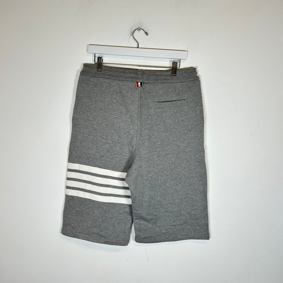 Thom Browne Grey 4 Bar Sweat Shorts Size 4