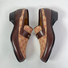 Gucci GG Monogram Jacquard Canvas Loafers