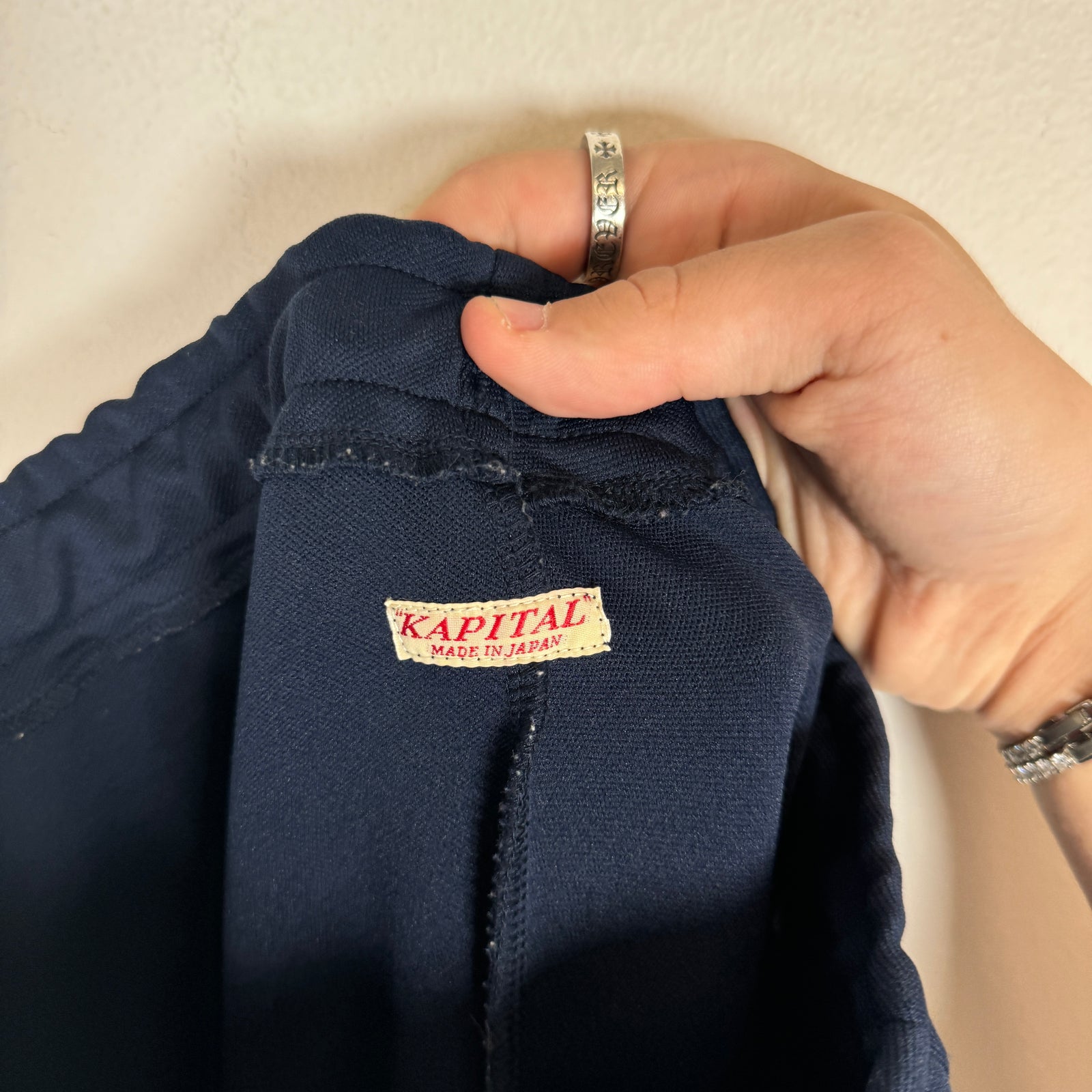 Kapital Navy Zephyr Track Pants Size 2