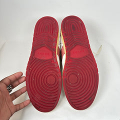 Rhude Red/White Rhecess High Sneaker Size 12