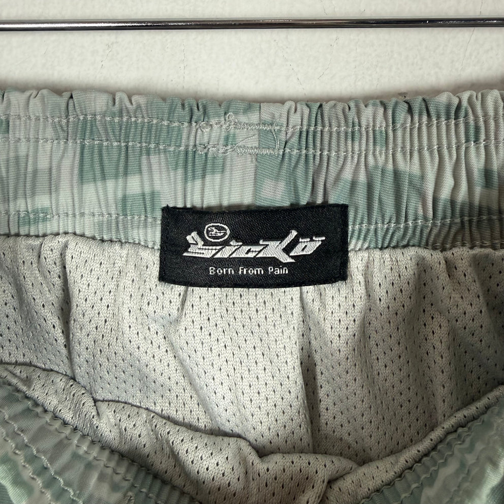 Sicko 'S' Patch Logo Swim-Shorts