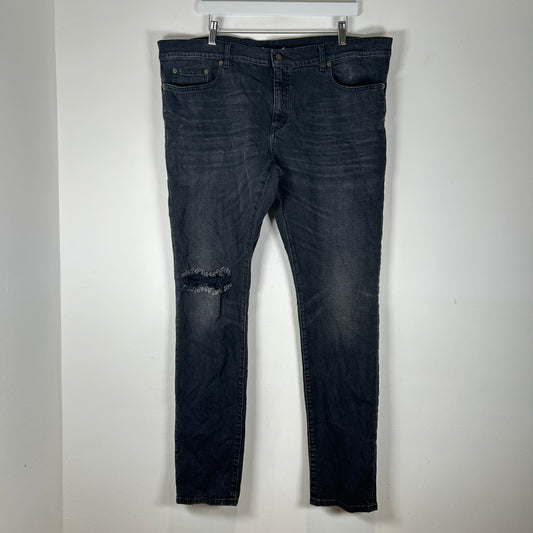 Saint Laurent Distressed D02 Black Jeans Size 38