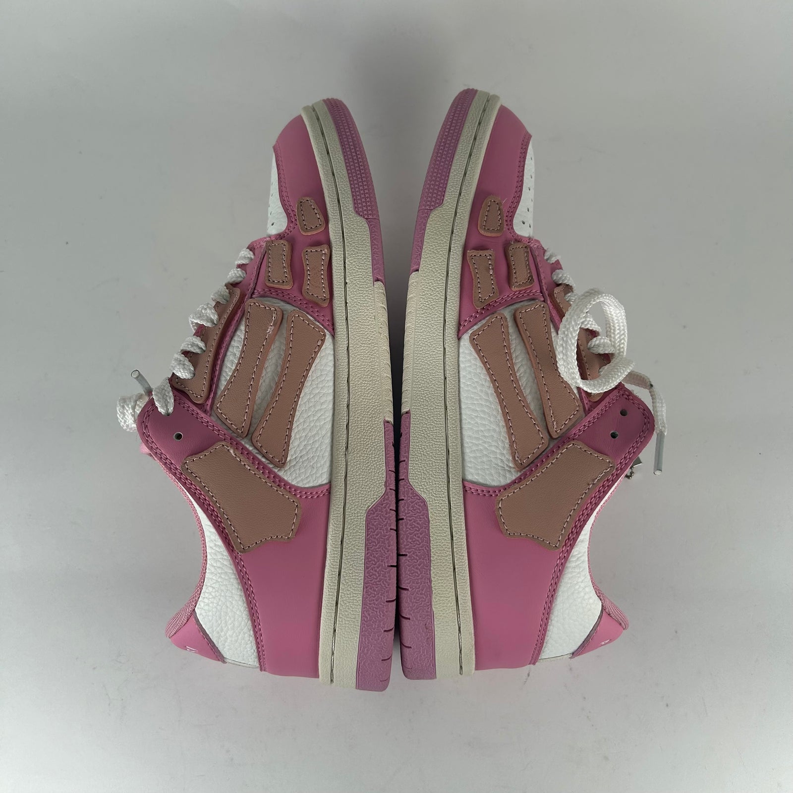 Amiri Pink Skeleton Low Sneaker Size 7