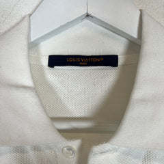 Louis Vuitton AW23 White LV Studios 1854 Embroidered Polo Shirt Size S