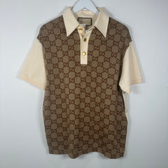 Gucci Monogram Polo Size L