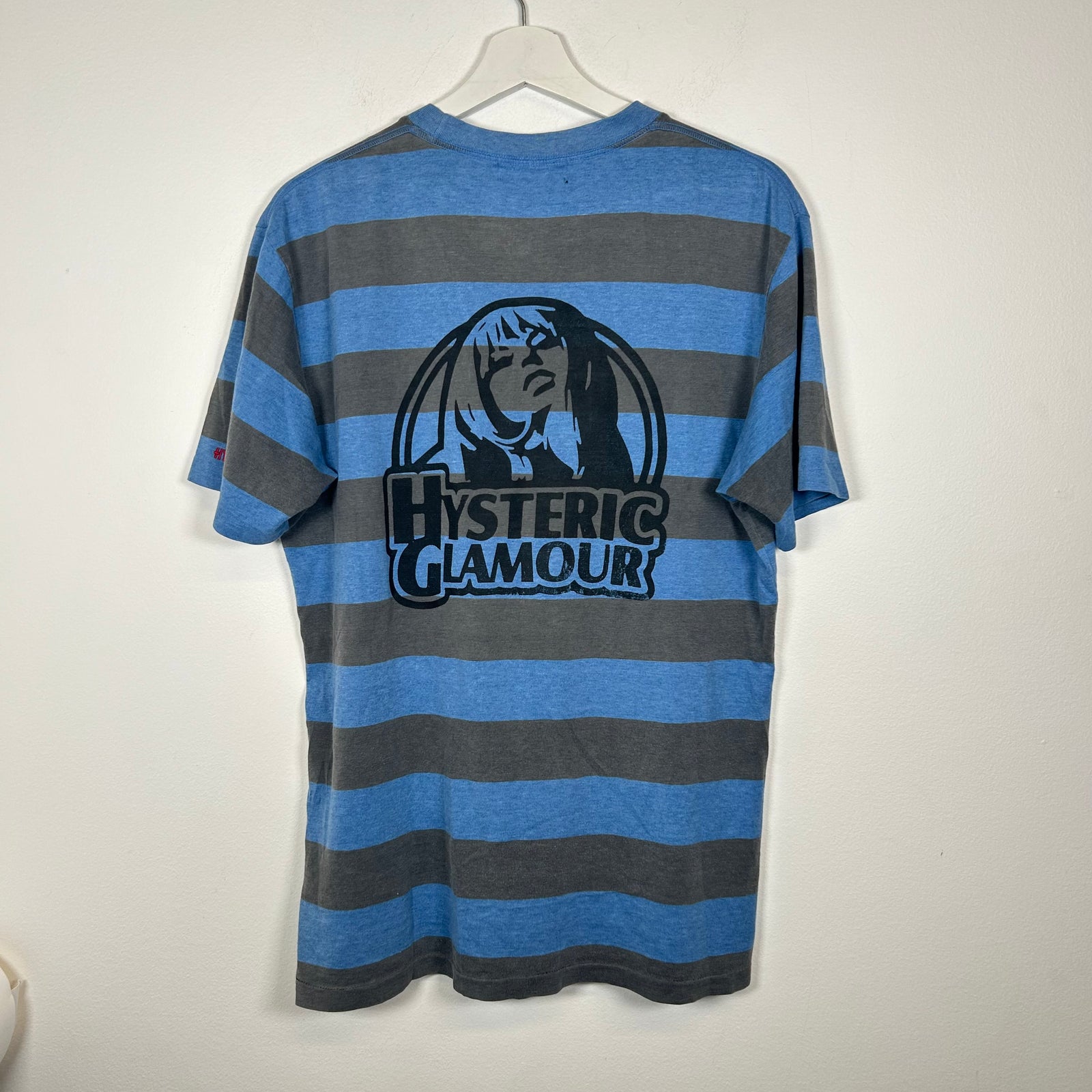 Hysteric Glamour Blue Striped Tee Size Free