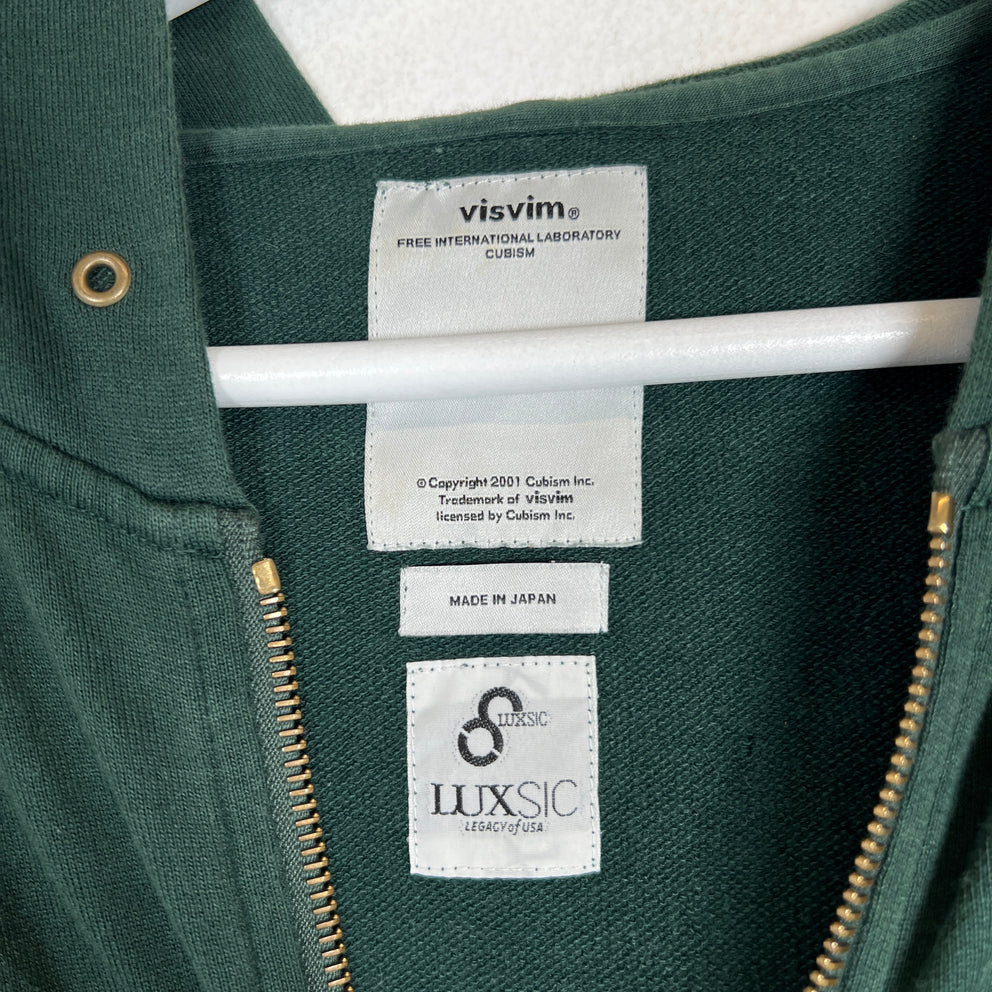 Visvim Green JV Hoodie Size 1