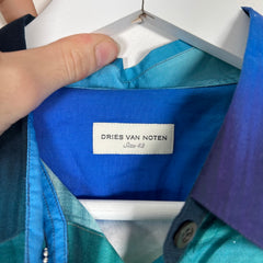 Dries Van Noten Cakool Blurred Shirt Size XS