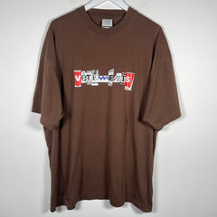 Vetements Brown Mixed Logo Tee Size L