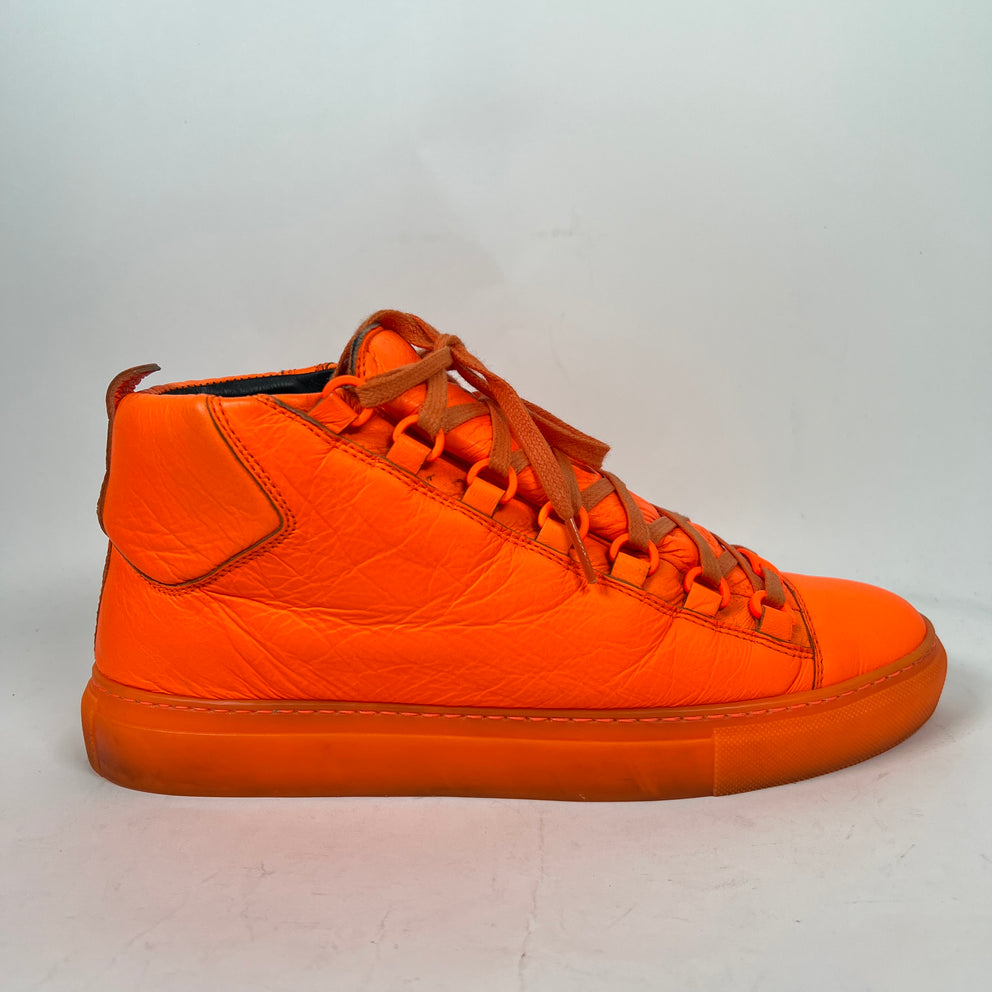 Balenciaga Neon Orange Arenas Size 40