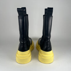 Bottega Veneta Leather Chelsea Rain Boots Size 11
