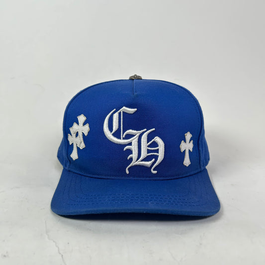 Chrome Hearts Blue Cross Patch CH Baseball Hat
