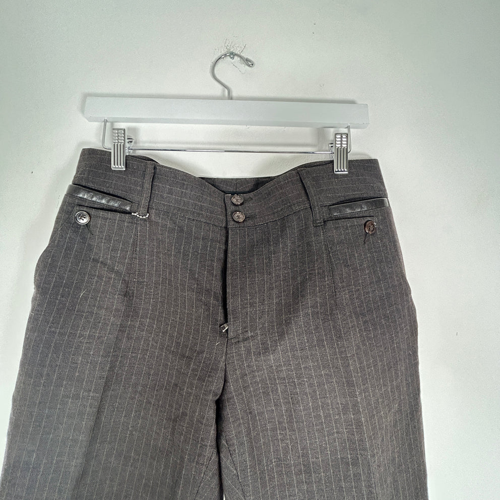 Dolce Gabbana Pinstripe Slacks Size 30