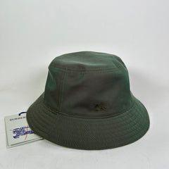 Burberry Antique Green Reversible Check Bucket Hat Size L