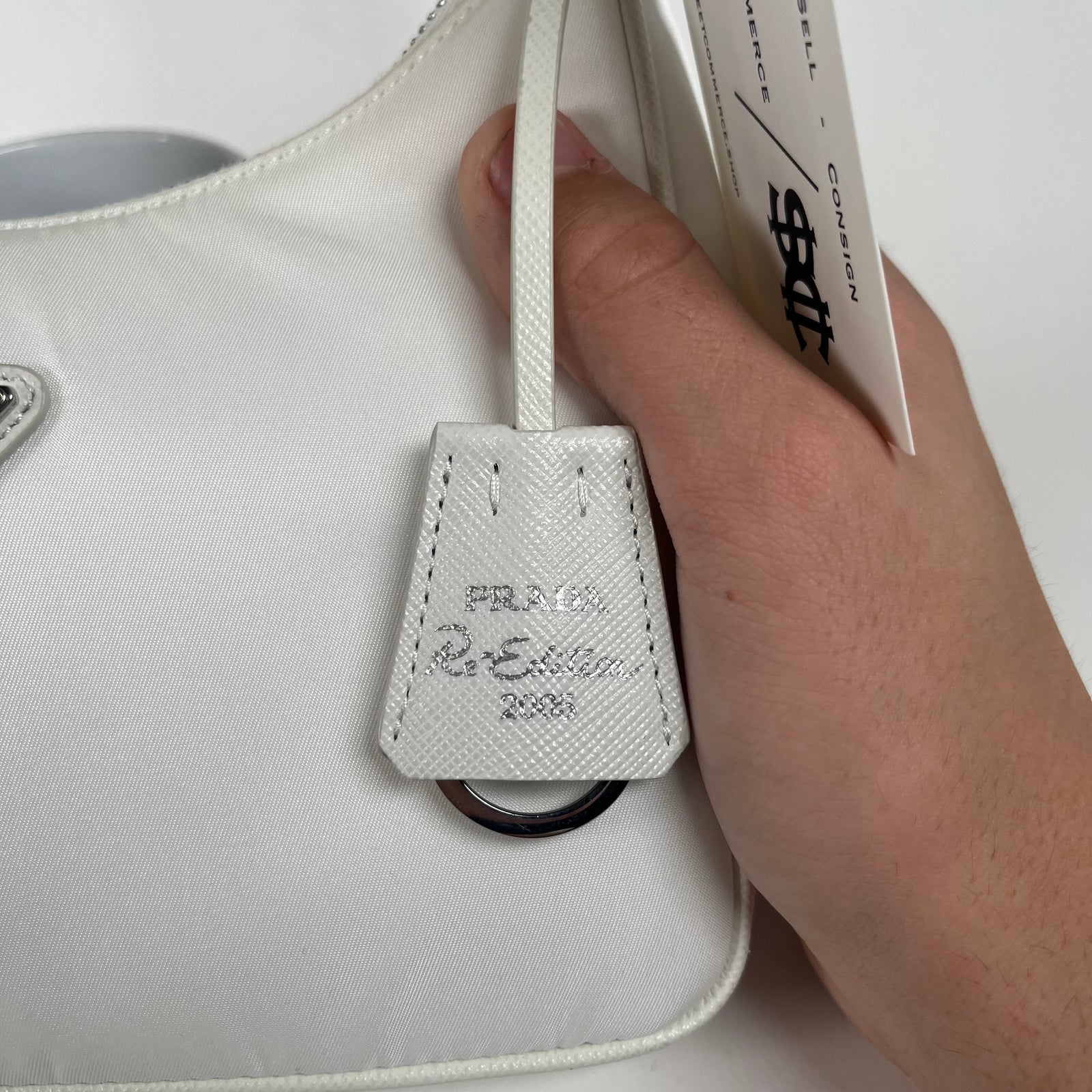 Prada Re-Nylon Re-Edition White Tessuto Nylon Hobo