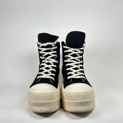 Rick Owens Drkshdw Black/MIlk Mega Bumper Ramones Size 44.5