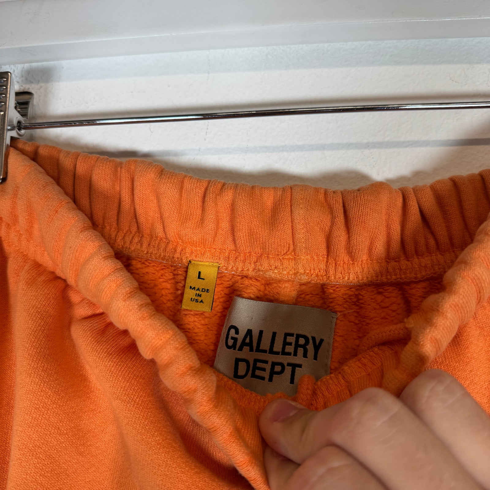 Gallery Dept Orange Flared Sweatpants Size L