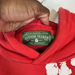 Denim Tears Red Wreath Hoodie Size M